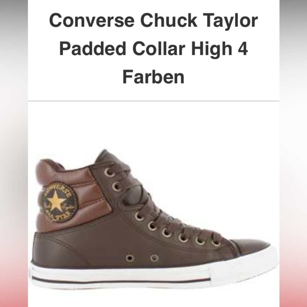 CONVERSE Chuck Taylor Padded Collar High 4 Farben Brown Leather Shoes | …
